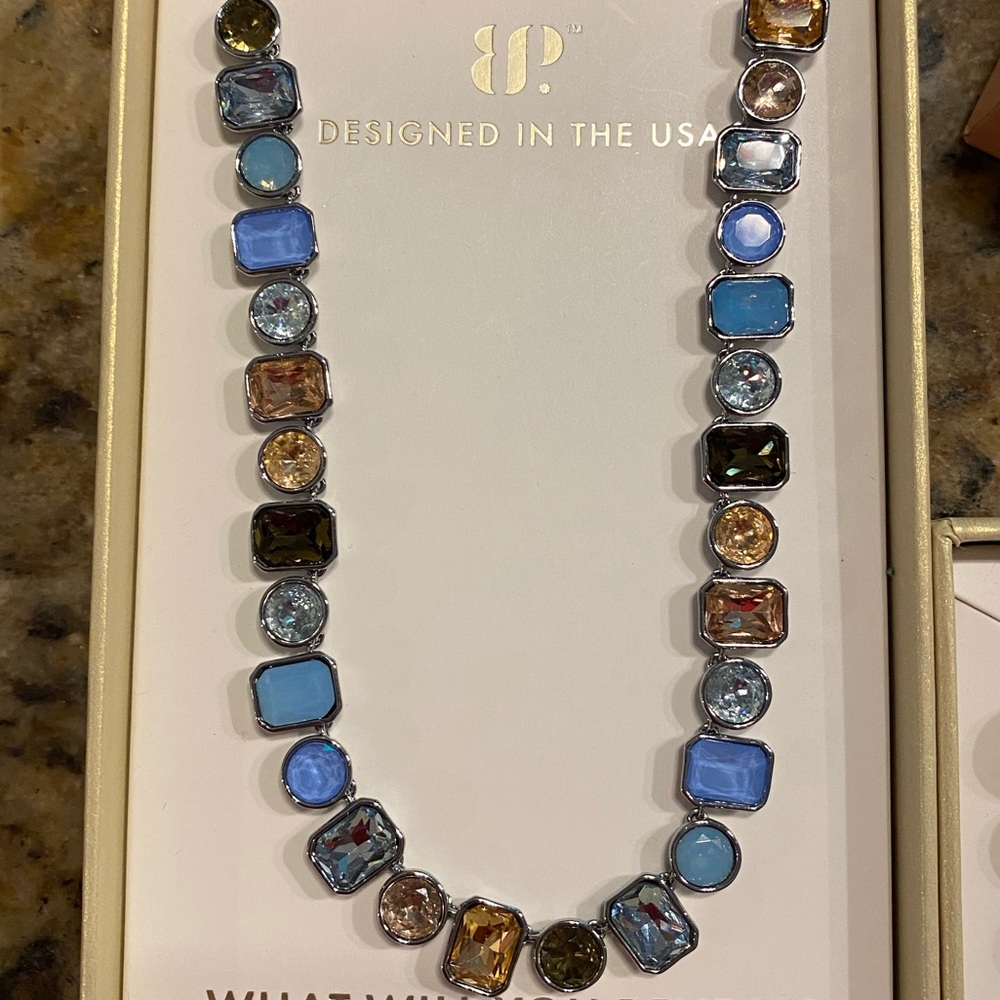 Bomb Party Holiday Jewel Candy Necklace-NK91317